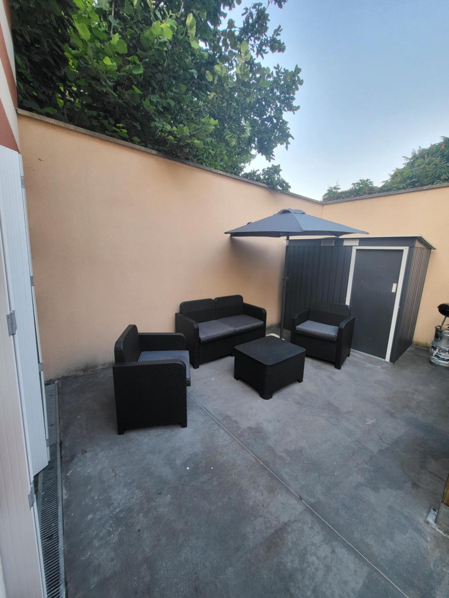Studio Proche Gare Vernon Giverny Terrasse Parking Kültér fotó
